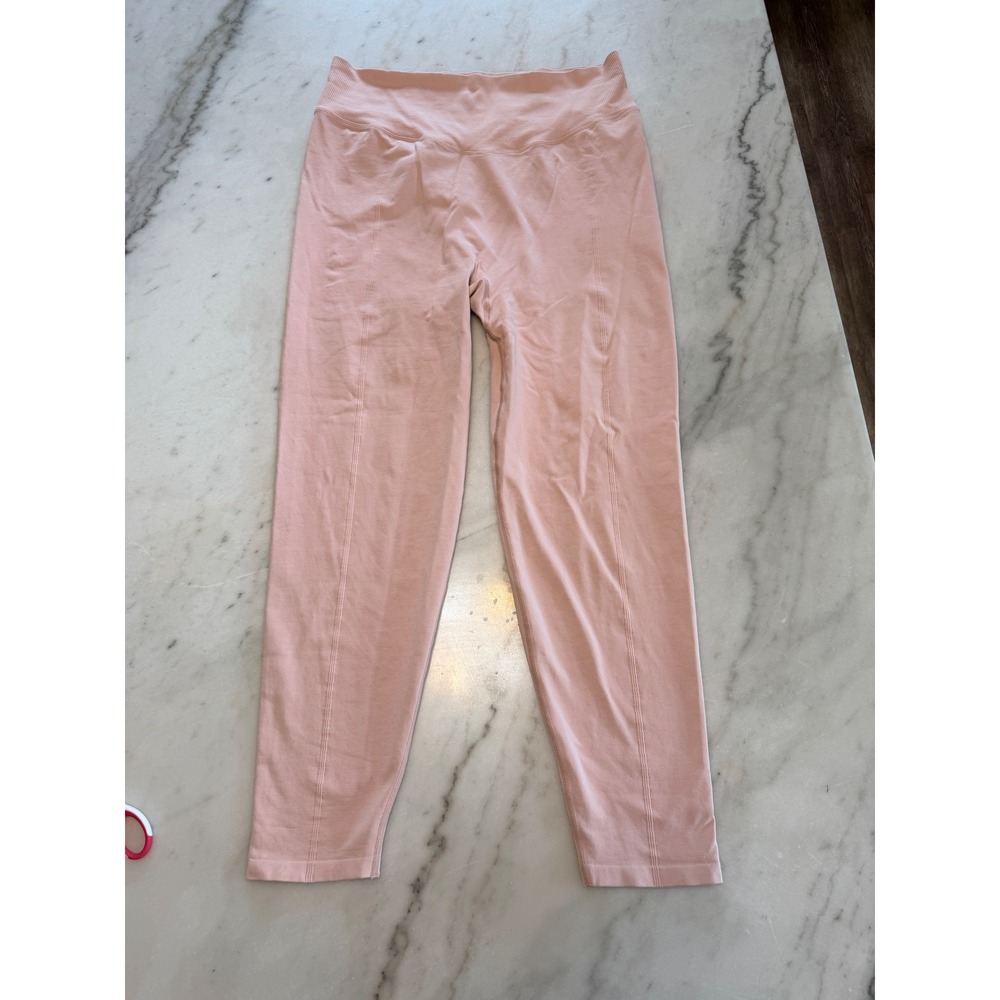 Pink Victoria's Secret Seamless Ribbed High Waist Leggings XXL Blush Pink